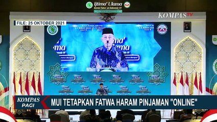 MUI Tetapkan Fatwa Haram Pinjaman Online