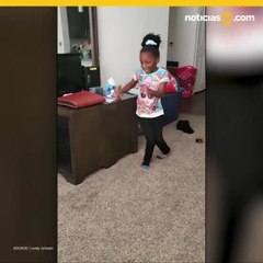 Menor con discapacidad camina por primera vez sin ayuda