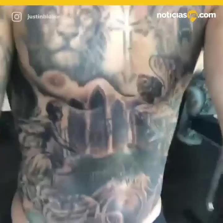 Tatuaje de Justin Bieber