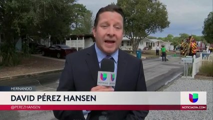VIDEO: Incendio y explosiones acaban con vivienda en el Condado Hernando