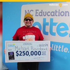 Hombre gana 250 mil dolares al hacer las compras de Navidad