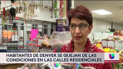 Limpieza de calles tras tormenta en Denver - Clip