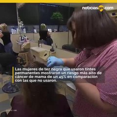 Hallan relación entre los tintes de cabello y el cáncer de seno