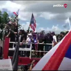 Ricky Martin protesta en Puerto Rico