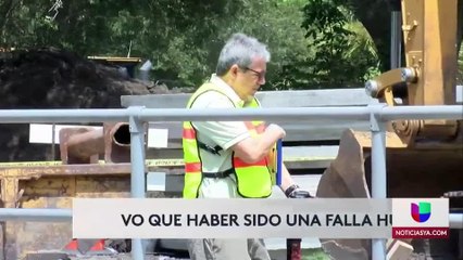 Obrero hispano aplastado por placa de acero