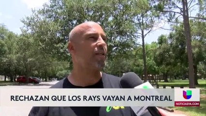 Reacciones de la comunidad ante posible mudanza de los Rays