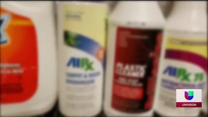 Alerta por intoxicacion a productos de limpieza