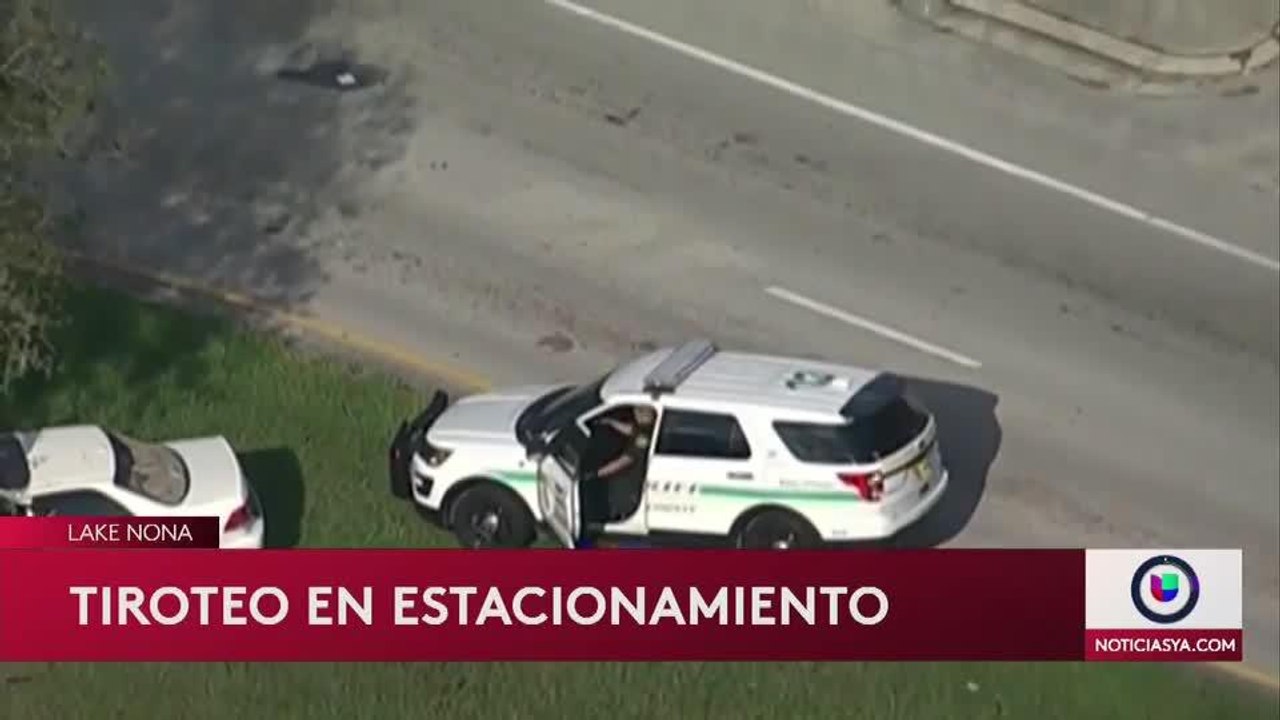Tiroteo en estacionamiento