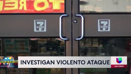 Investigan violento ataque en estacionamiento 7-Eleven en San Diego