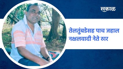 Gadchiroli  तेलतुंबडेसह पाच जहाल नक्षलवाही नेते ठार, विजय रेड्डी जोगन्ना ठार झाल्याची शक्यता ;  पाहा व्हिडीओ '