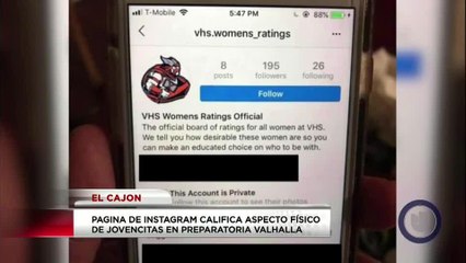 Cuenta de Instagram calificaba a alumnas de preparatoria de San Diego