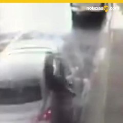 Nio de 8 salva a su hermana de ser secuestrada en auto robado