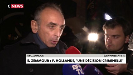 Hostilités entre Eric Zemmour et François Hollande