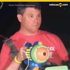 VIDEO: Buscan a hombre que robó en una casa y se fue a Disney