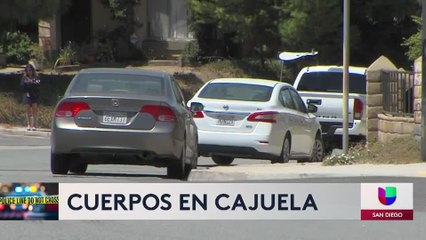 Encuentran tres cuerpos dentro de cajuela en comunidad de San Diego