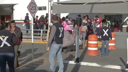 Inmigrantes rumbo a Juárez