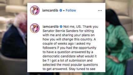BHDN_PO-105MO_CARDI B THANKS BERNIE SANDERS ON INSTAGRAM_CNNA-ST1-10000000054db5a1_174_0.mp4
