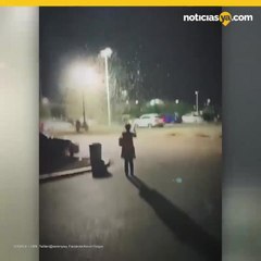 Lluvia de grillos en Las Vegas