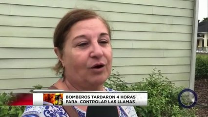 Desalojan 24 apartamentos en Lakeland tras voraz incendio