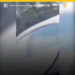 VIDEO: Niña camina con las manos arriba tras su padre ser arrestado