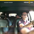 Pasajero semidesnudo golpe brutalmente a conductor hispano de Lyft