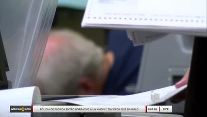 Pica y se extiende el proceso de recuento de votos en Florida