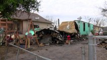 Incendio casa familia en San Benito