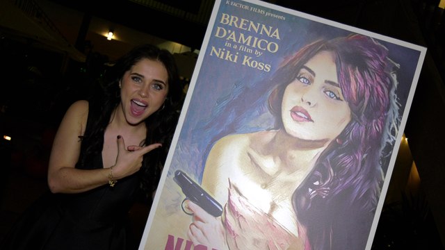 Brenna D'Amico Night Night Film Premiere Red Carpet Fashion