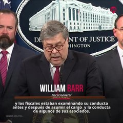 Barr explica por qué Trump intervino en investigación de Mueller