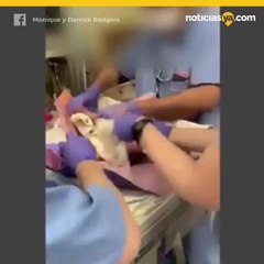 Graba nacimiento de su hija y capta cmo personal mdico la dejan caer