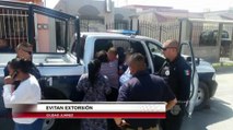 Evitan extorsión en Juárez