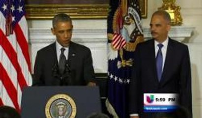 Renuncia Eric Holder