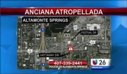 Atropellan a anciana en Altamonte Springs
