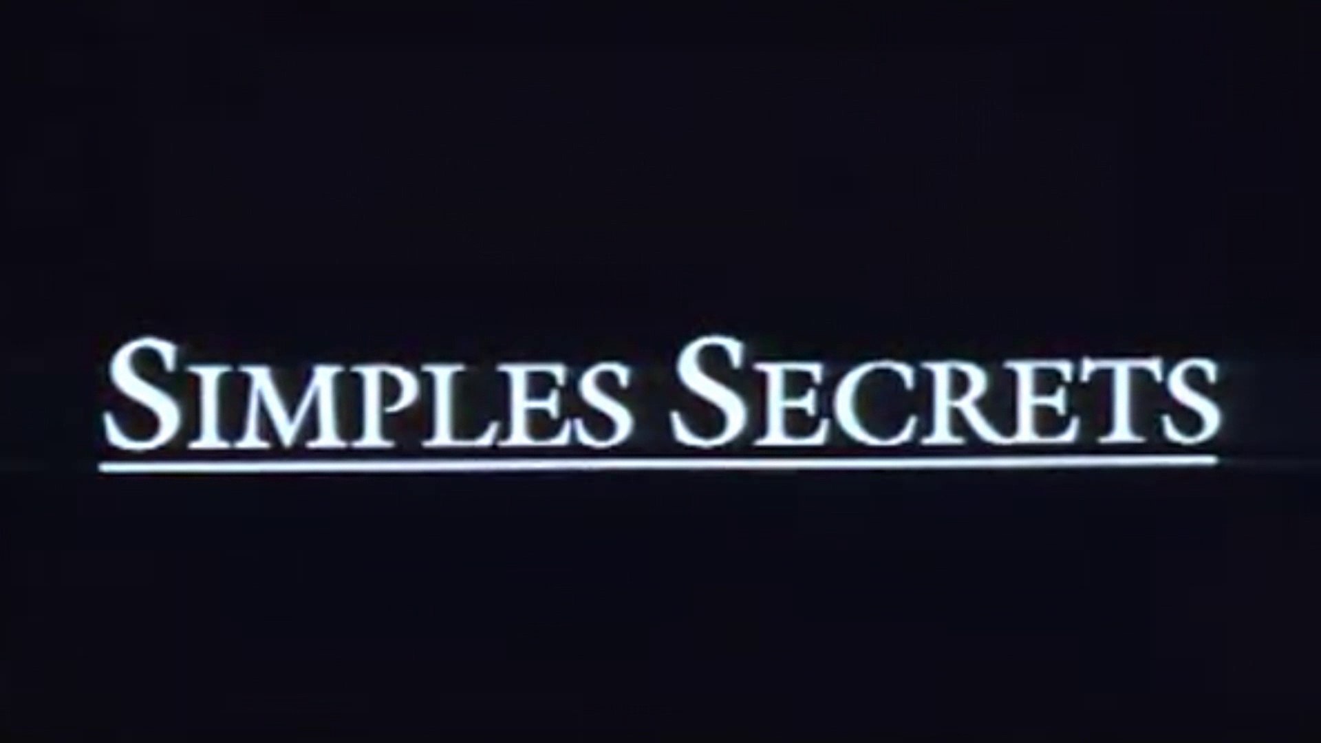 SIMPLES SECRETS (1996) Bande Annonce VF - HD - Vidéo Dailymotion