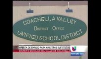 Distrito escolar ofrece empleos a maestros sustitutos