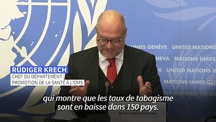 Le nombre de fumeurs dans le monde continue de baisser selon l'OMS