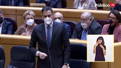 Sánchez, a Maroto: "Nosotros llenamos la hucha de las pensiones que ustedes vaciaron"