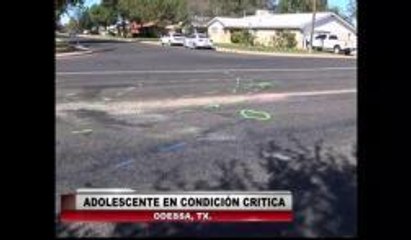 Adolescente en condición crítica tras sufrir un accidente.