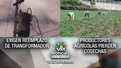 Noticias VPItv Emisión Meridiana - Martes 16 de Noviembre