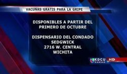 Sedgwick: Vacunación gratuita contra la gripe