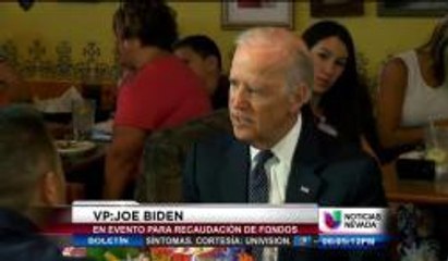 Joe Biden estuvo en Las Vegas