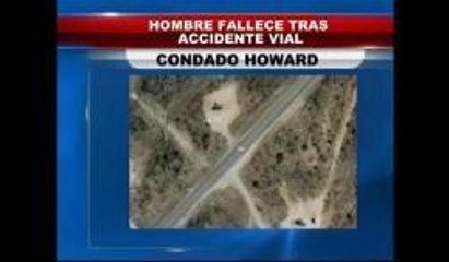Hombre fallece tras accidente vial