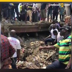 Ms de 100 nios atrapados tras derrumbarse una escuela en Nigeria