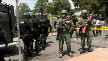 Trump autoriza equipo militar de guerra para la policia