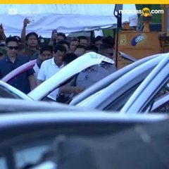 duterte destruye millones en autos de lujo