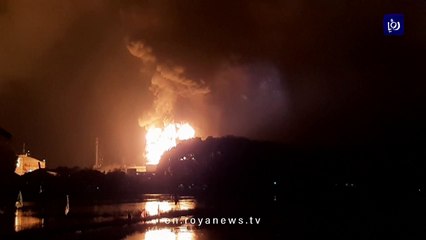 Fire engulfs tank in Indonesia's largest oil refinery