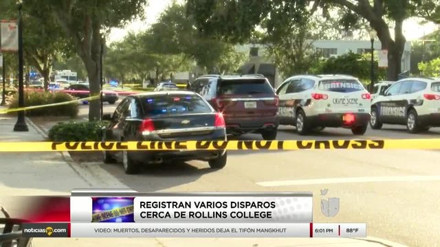 Tiroteo en Winter Park, a las afueras de Rollins College