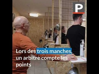 Aubagne : une battle de lancer de hache a eu lieu hier soir