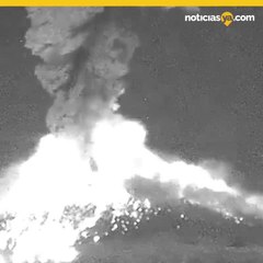 Alerta en México por explosión en el volcán Popocatépetl