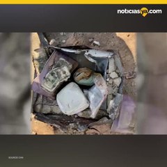 Pareja encuentra tesoro escondido